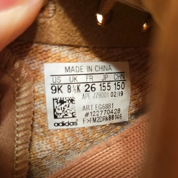 Adidas Yeezy Boost 350 V2 Infant 'Clay' 9K - Picture 5 of 6
